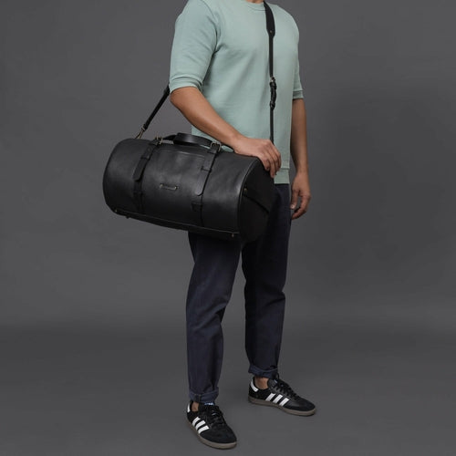 Miami Leather Gym Bag 100 Percent Leather