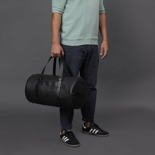 Miami Leather Gym Bag 100 Percent Leather